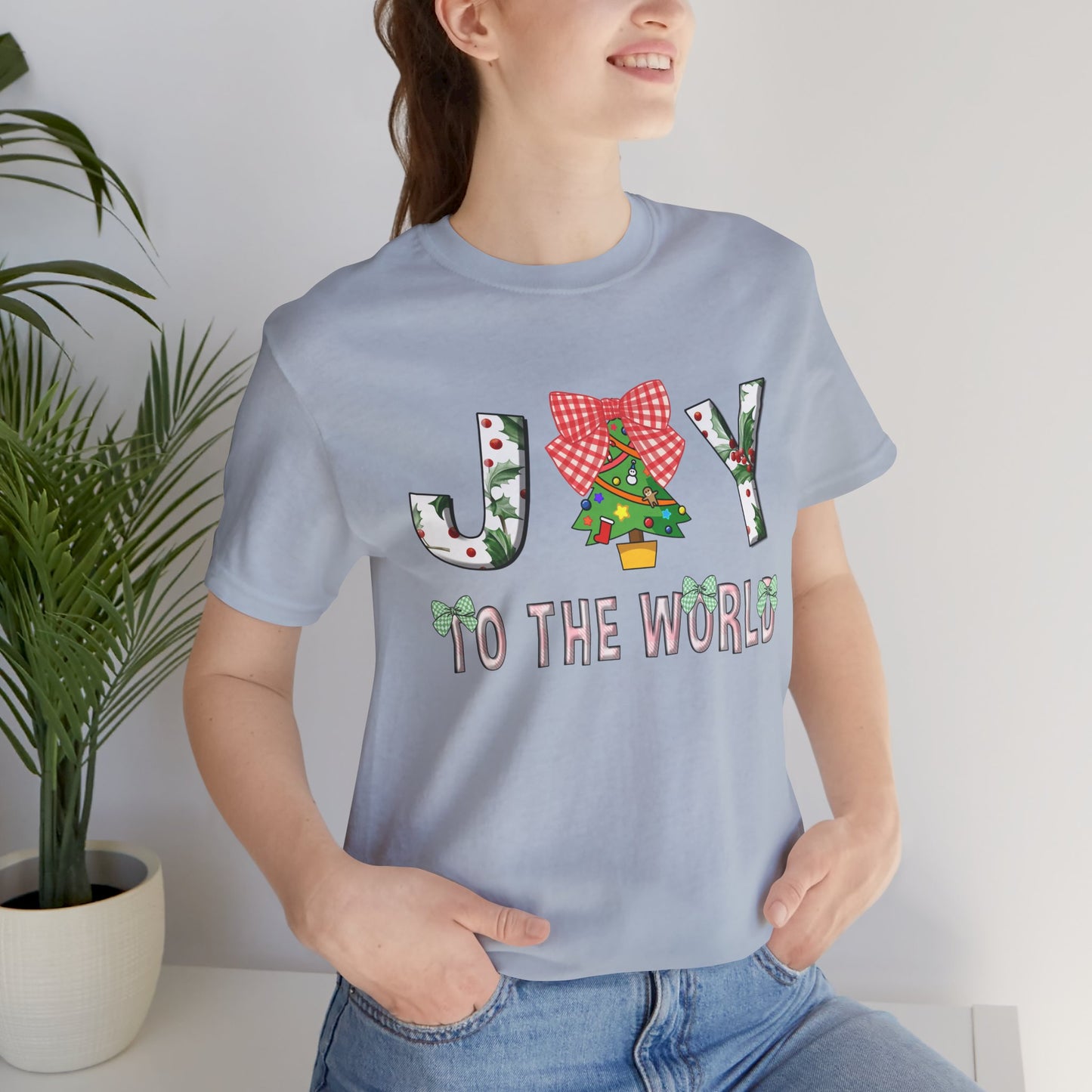 Joy to the World Christmas Tee Premium Unisex T-shirt
