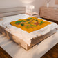 Cats in jungle Plush Blanket