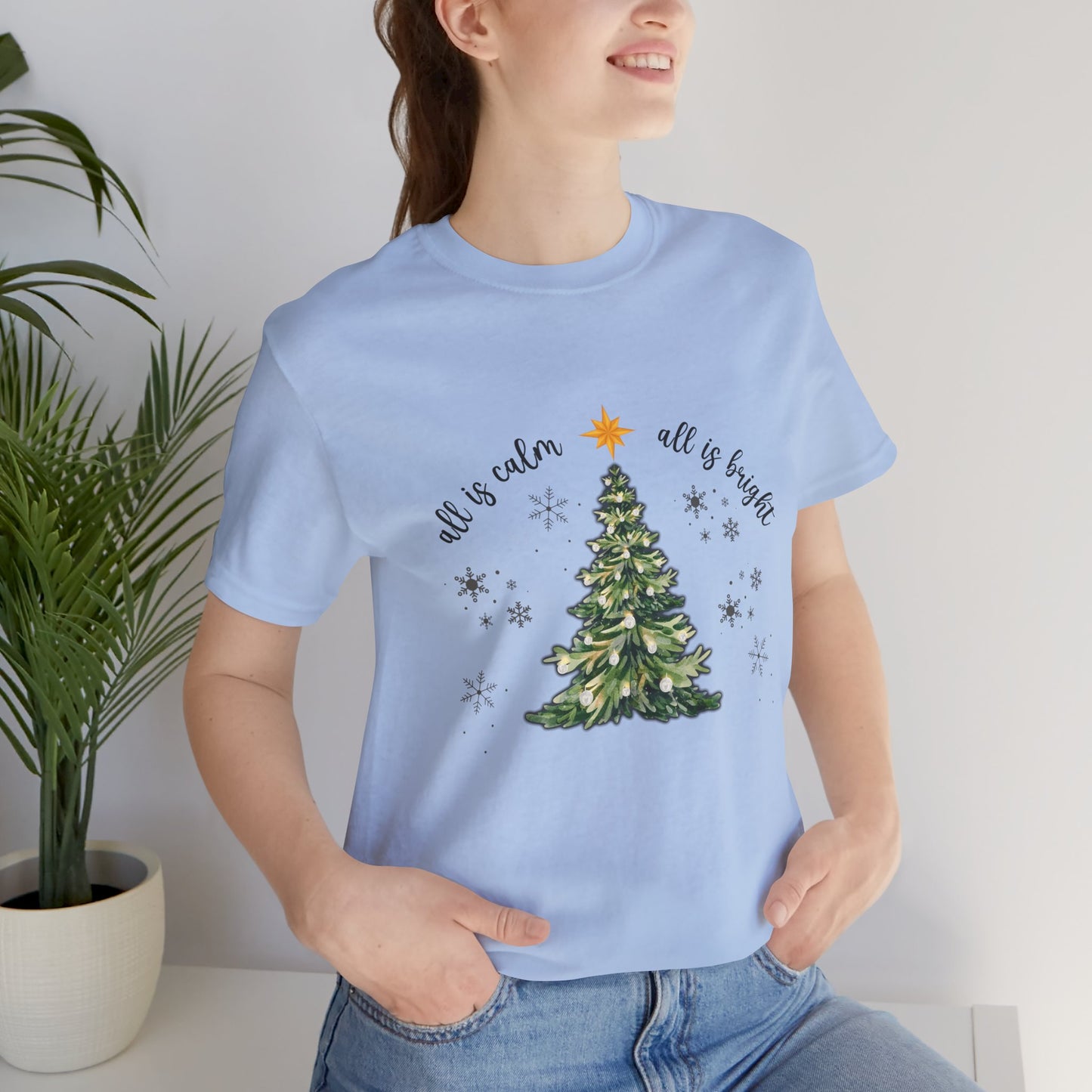 All is Calm Christmas Premium Unisex T-shirt