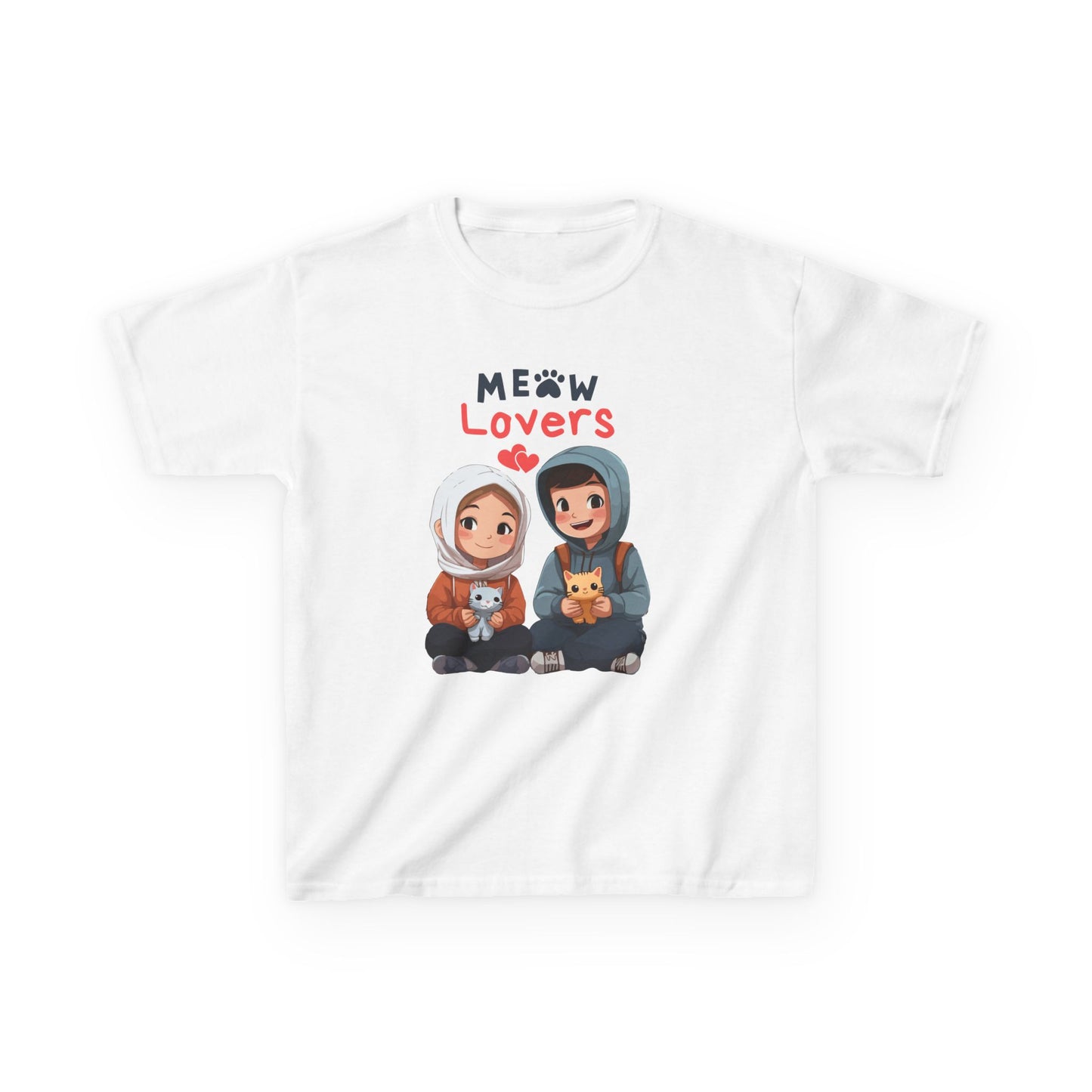 Kids Cat Lovers Tee
