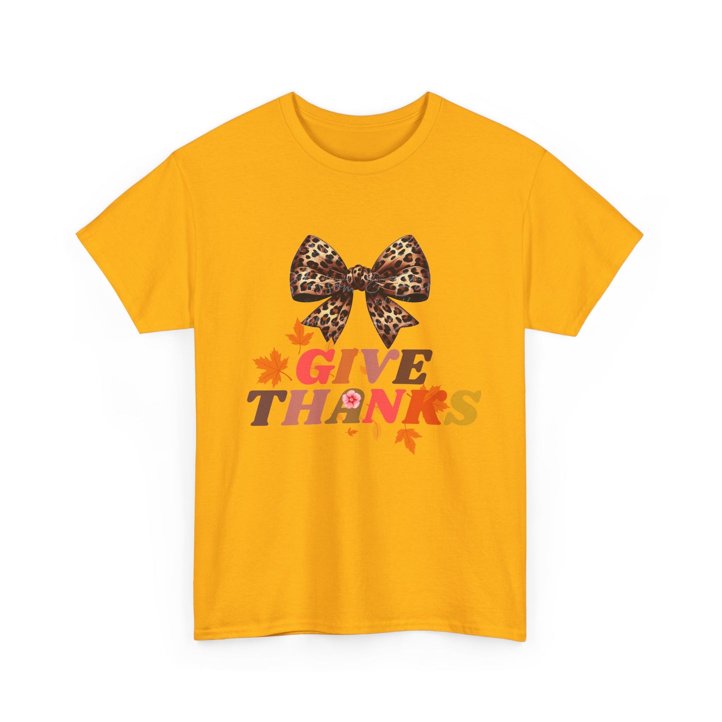 Give Thanks cotton unisex T-Shirt