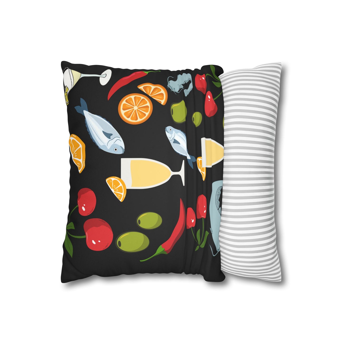 Colorful Maximal greens Pillowcase