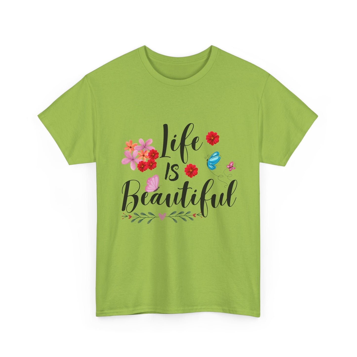 Life is beautiful Cotton Unisex T-shirt