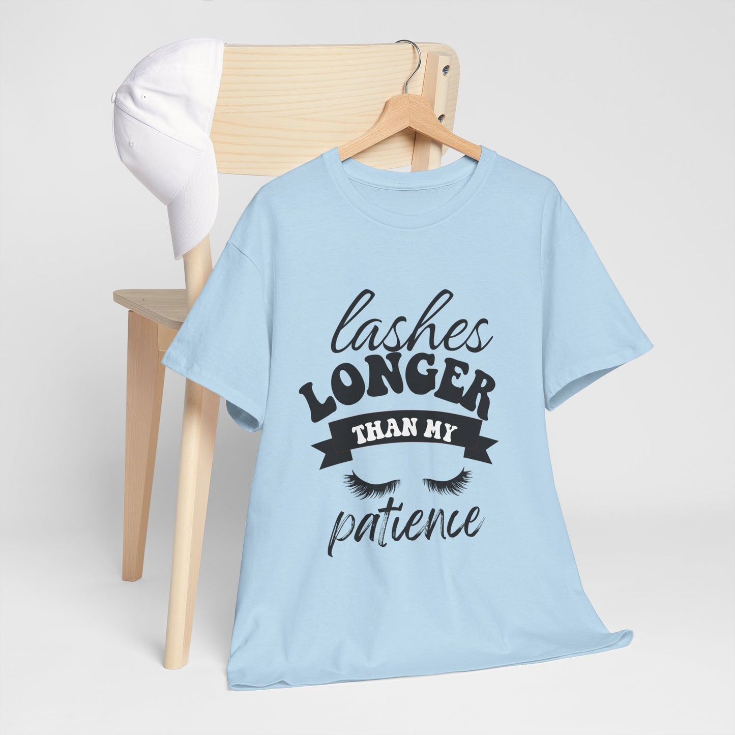 Lashes Longer COTTON UNISEX T- SHIRT