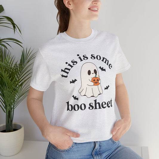 This is Boo Sheet Tee - Perfect for Halloween