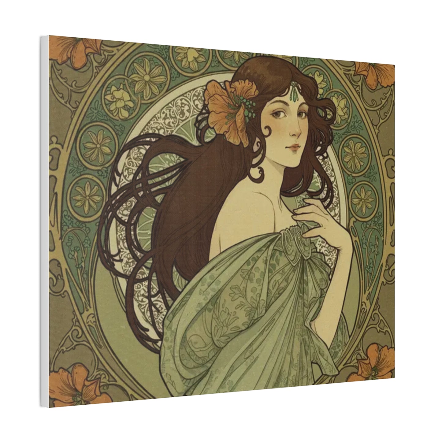 Lady Art Canvas Wall Art