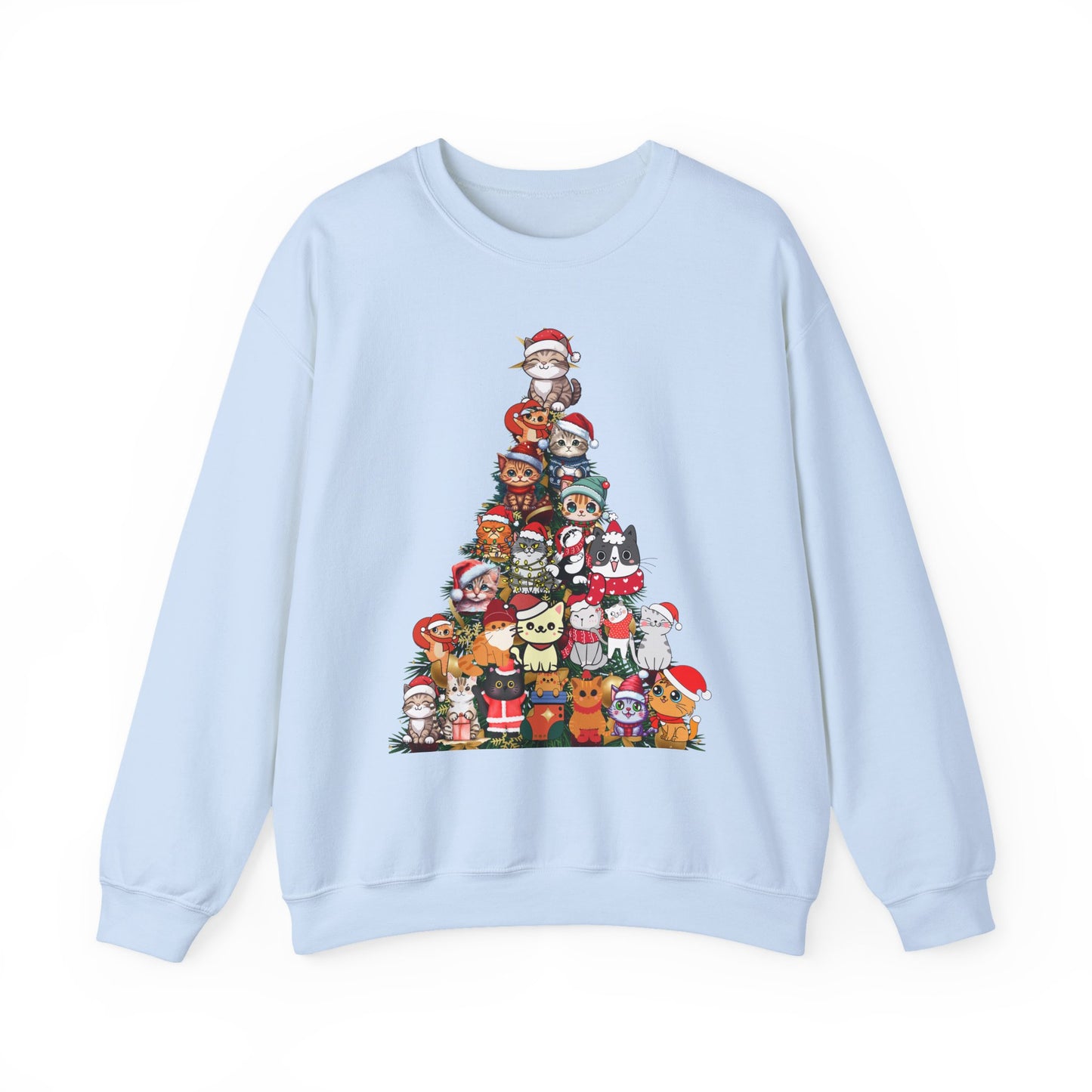 Meow tree Christmas Sweatshirt