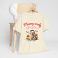 Meowy Woofy Christmas Cotton Unisex T-shirt