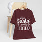 Dear Santa I really tried Christmas Premium Unisex T-shirt