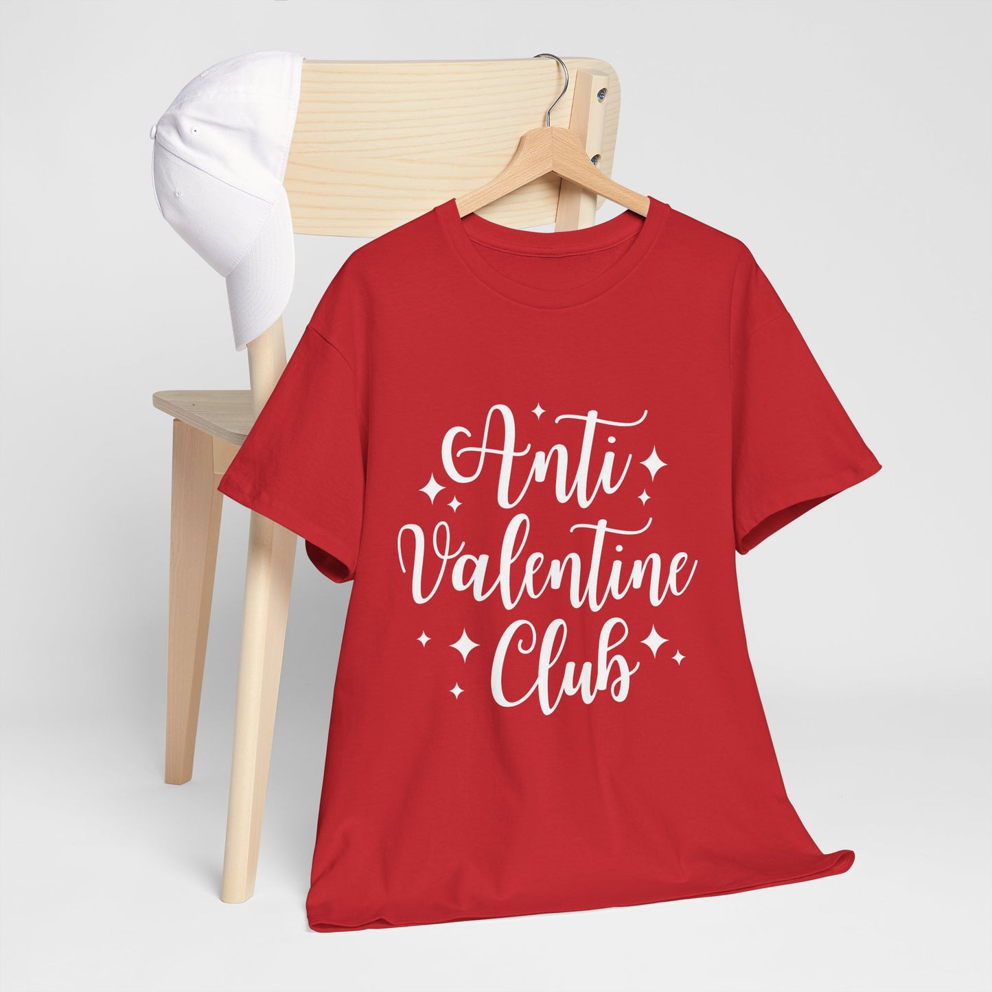 Anti Valentine Club Cotton unisex T-shirt