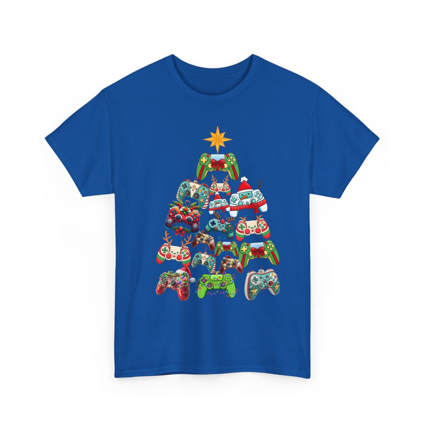 Gamer Remote Christmas Cotton Unisex T-shirt