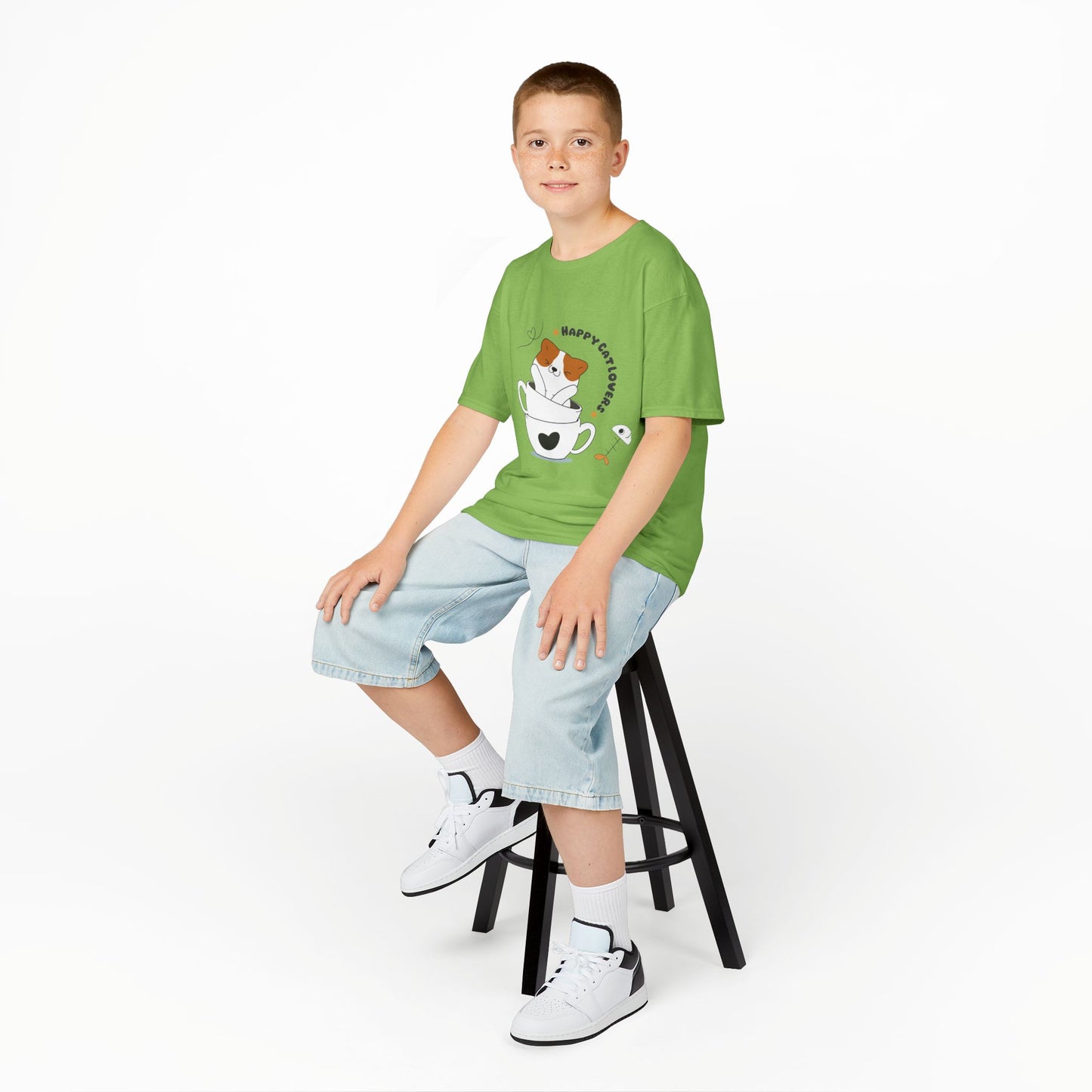 Happy Cat Lovers Kids Tee