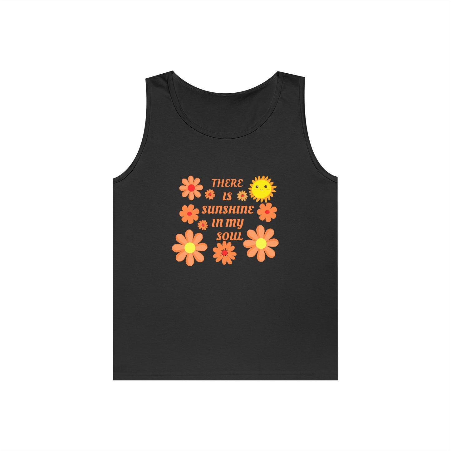 Unisex Floral Sunshine Tank Top