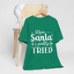Dear Santa I really tried Christmas Premium Unisex T-shirt