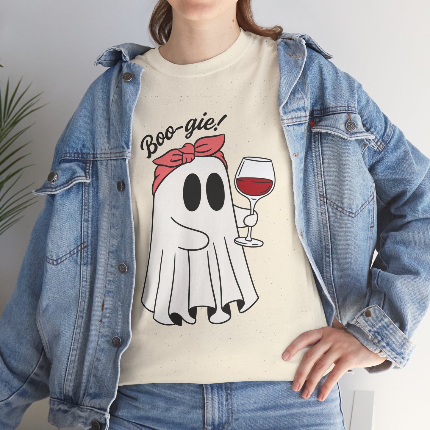 Boo-gie Ghost Unisex Cotton Tee