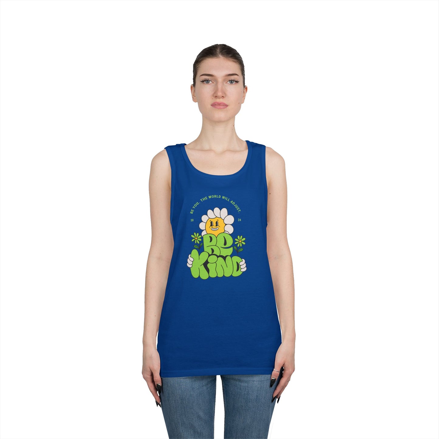 Unisex Be Kind Cotton Tank Top