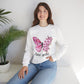 June Girl Butterfly Birthday Sweatshirt