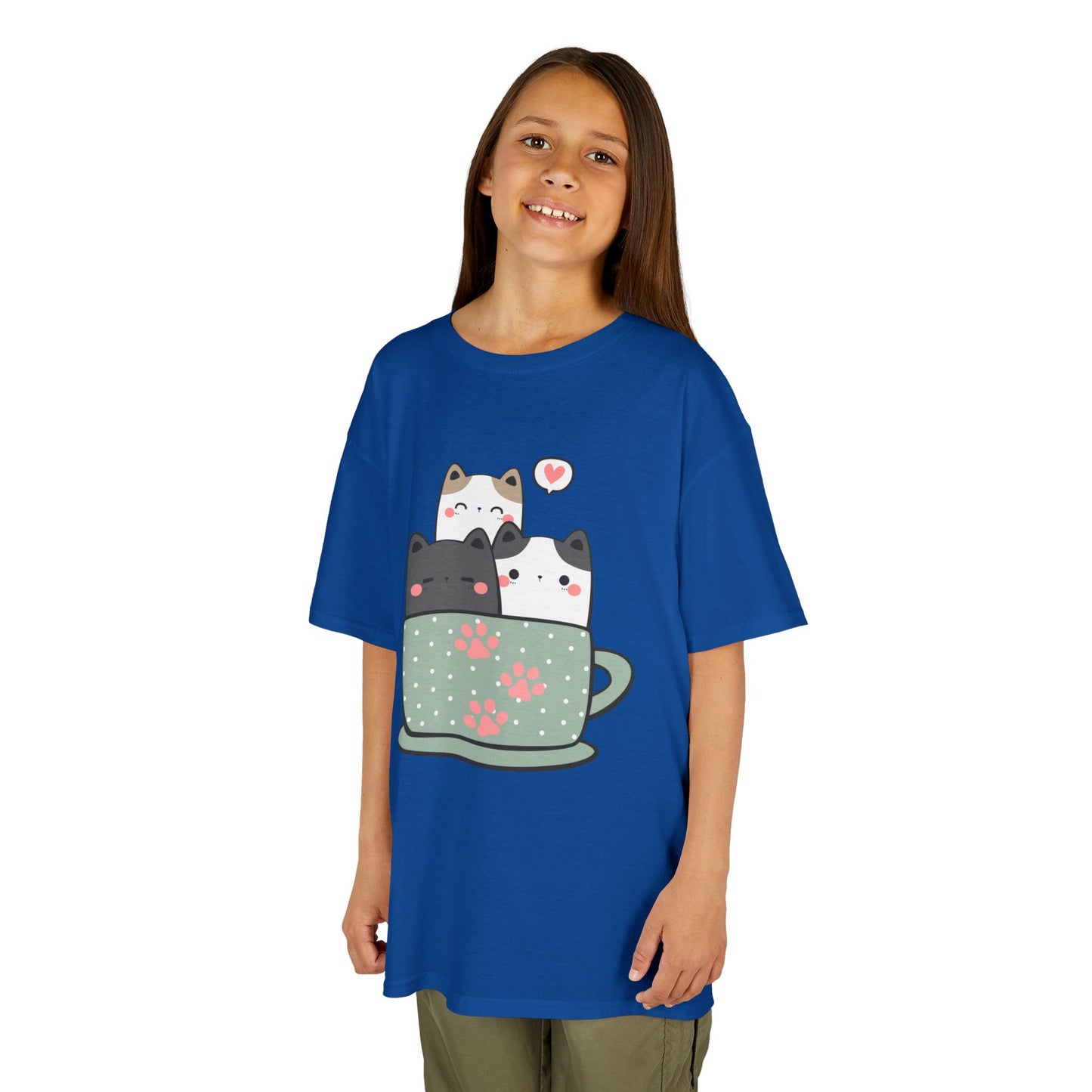 Cute Kittens in a Cup Kids Tee