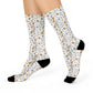 cute cat Crew Socks