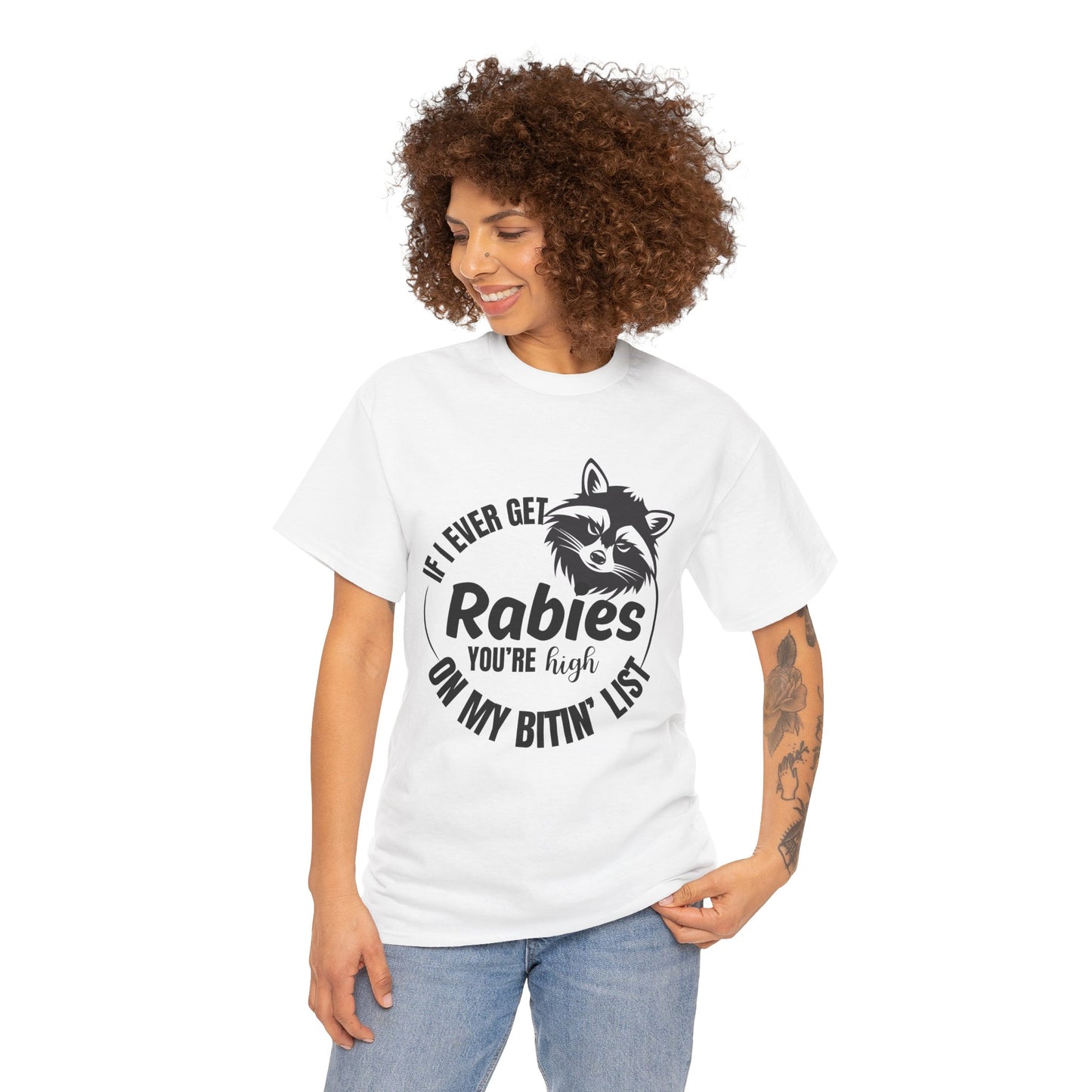 Rabies Cotton unisex t- shirt