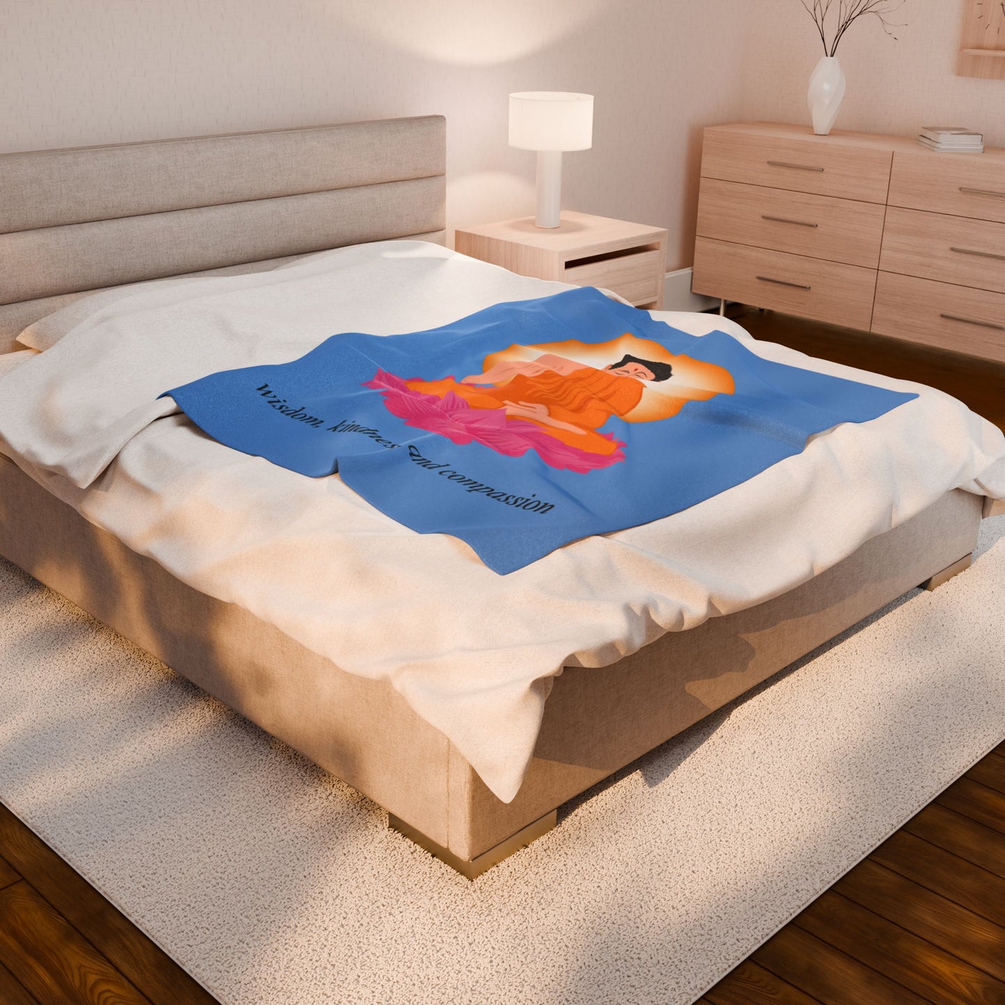 Wisdom kindness Plush Blanket