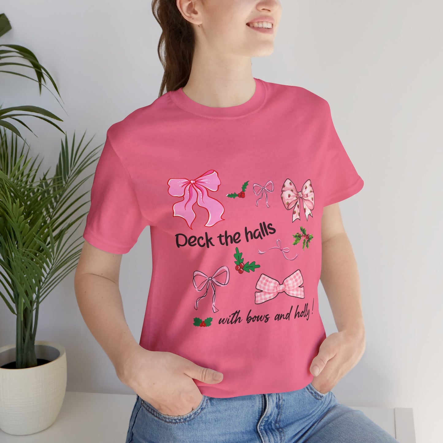 Deck the Halls with Bows Premium Unisex T-shirt
