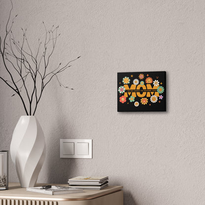 Flower Power Mom Canvas Art