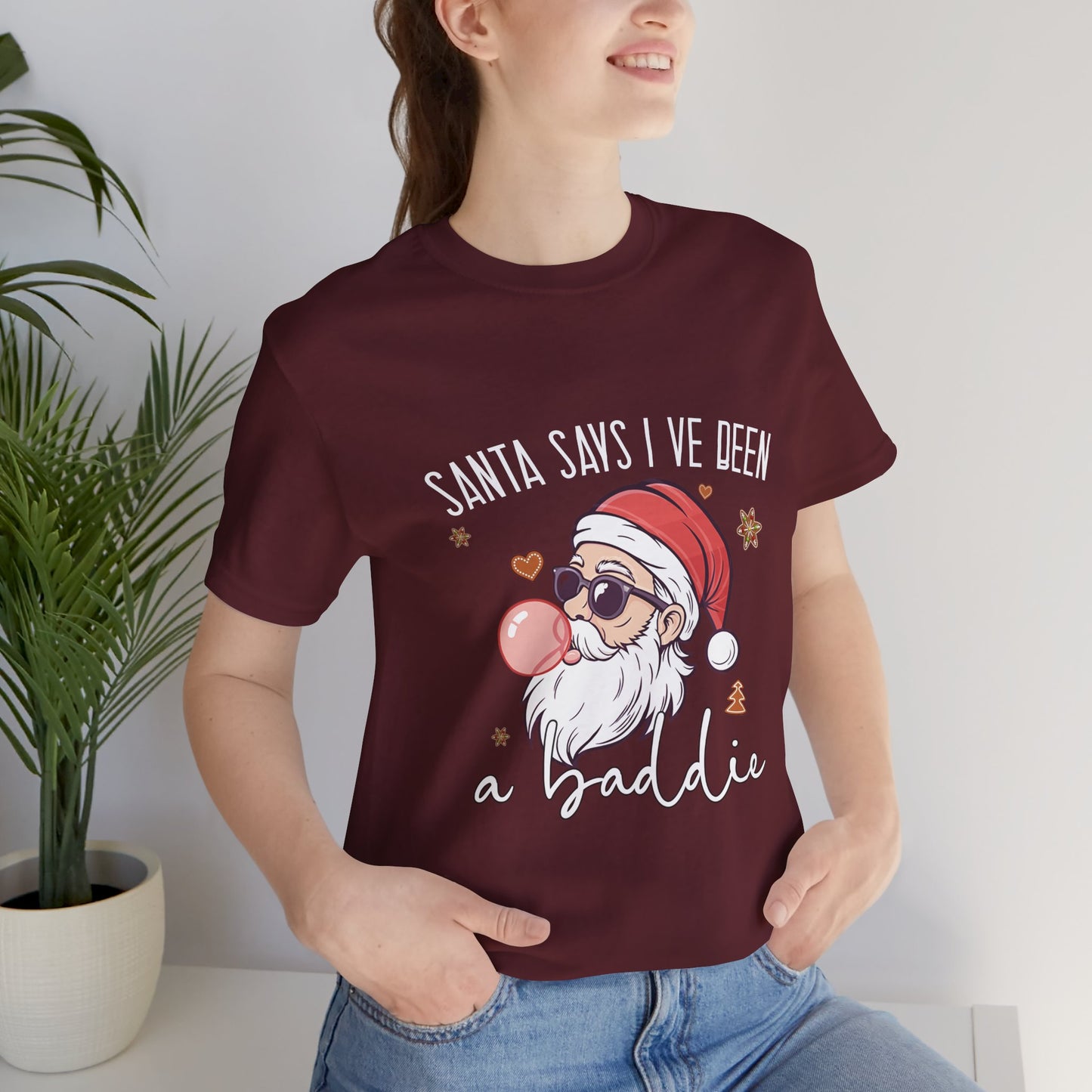 Santa Says I’ve Been a Baddie Christmas Premium Unisex T-shirt