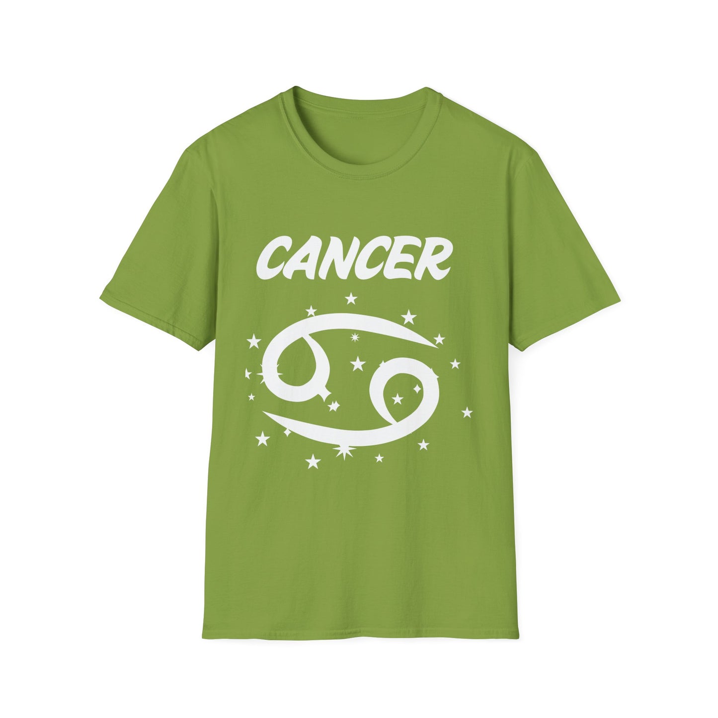 Cancer Zodiac White Soft Unisex T-shirt