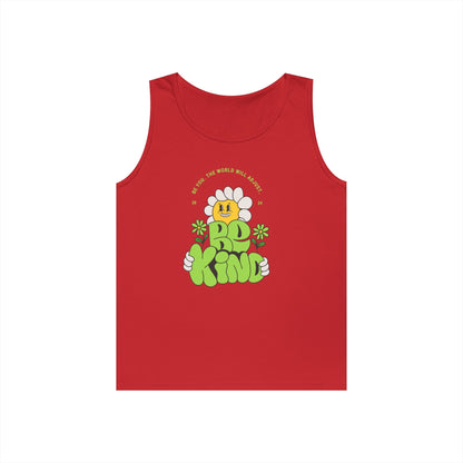 Unisex Be Kind Cotton Tank Top