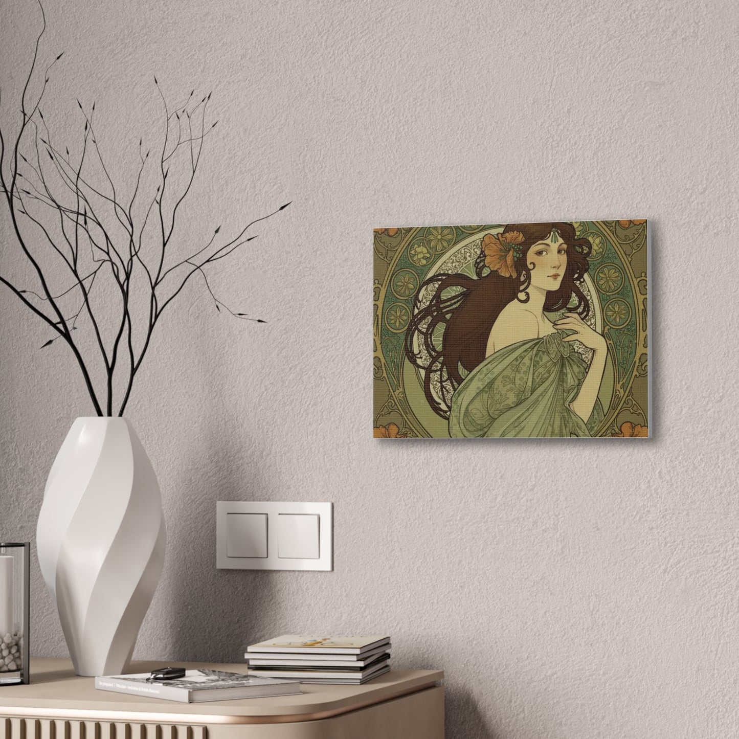 Lady Art Canvas Wall Art