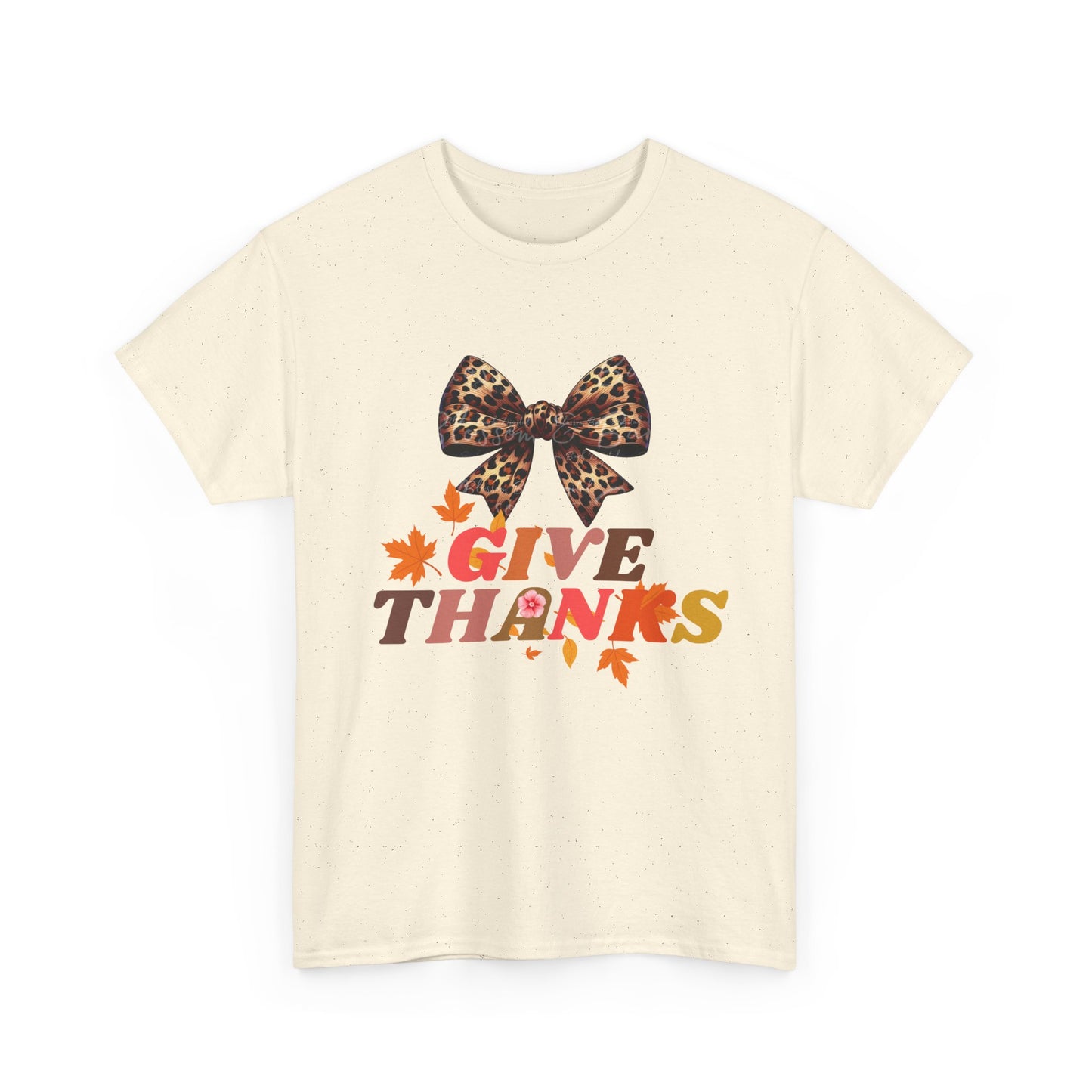 Give Thanks cotton unisex T-Shirt