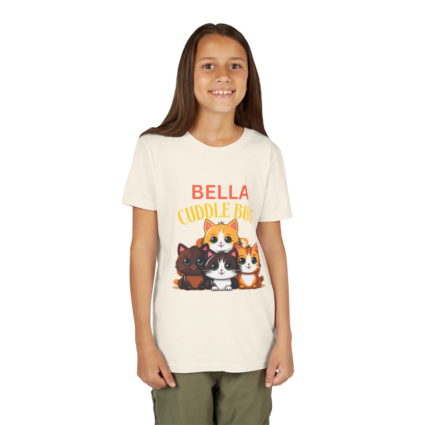 Cute Kitty Cuddle Bug Youth T-Shirt