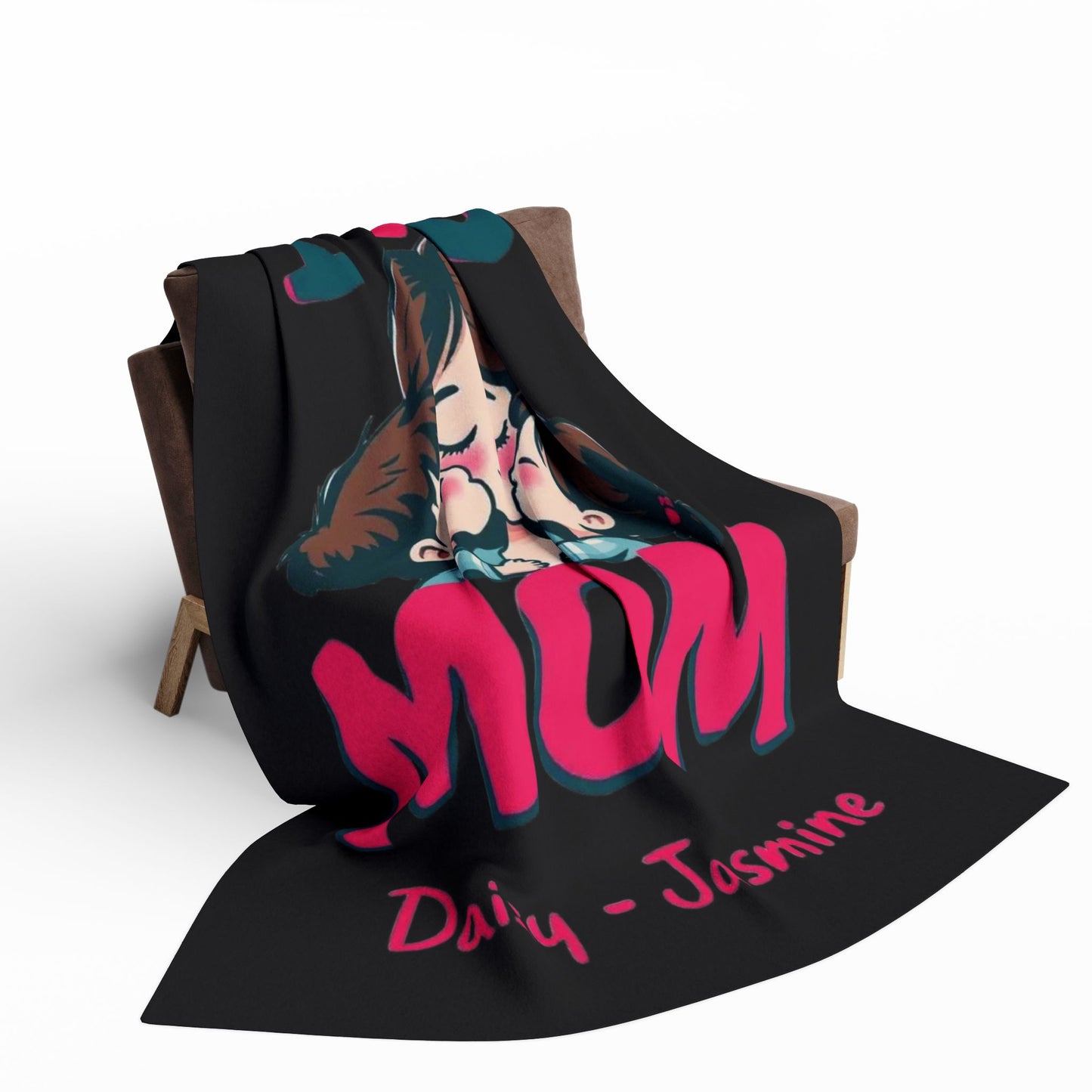 I Love You Mom Arctic Fleece Blanket