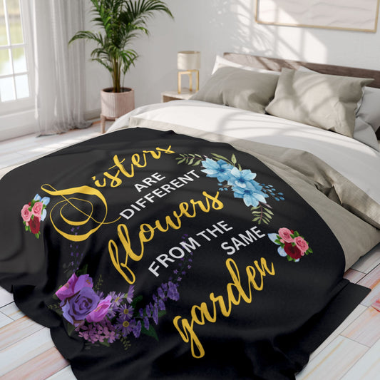 Sister Arctic garden A  Fleece Blanket