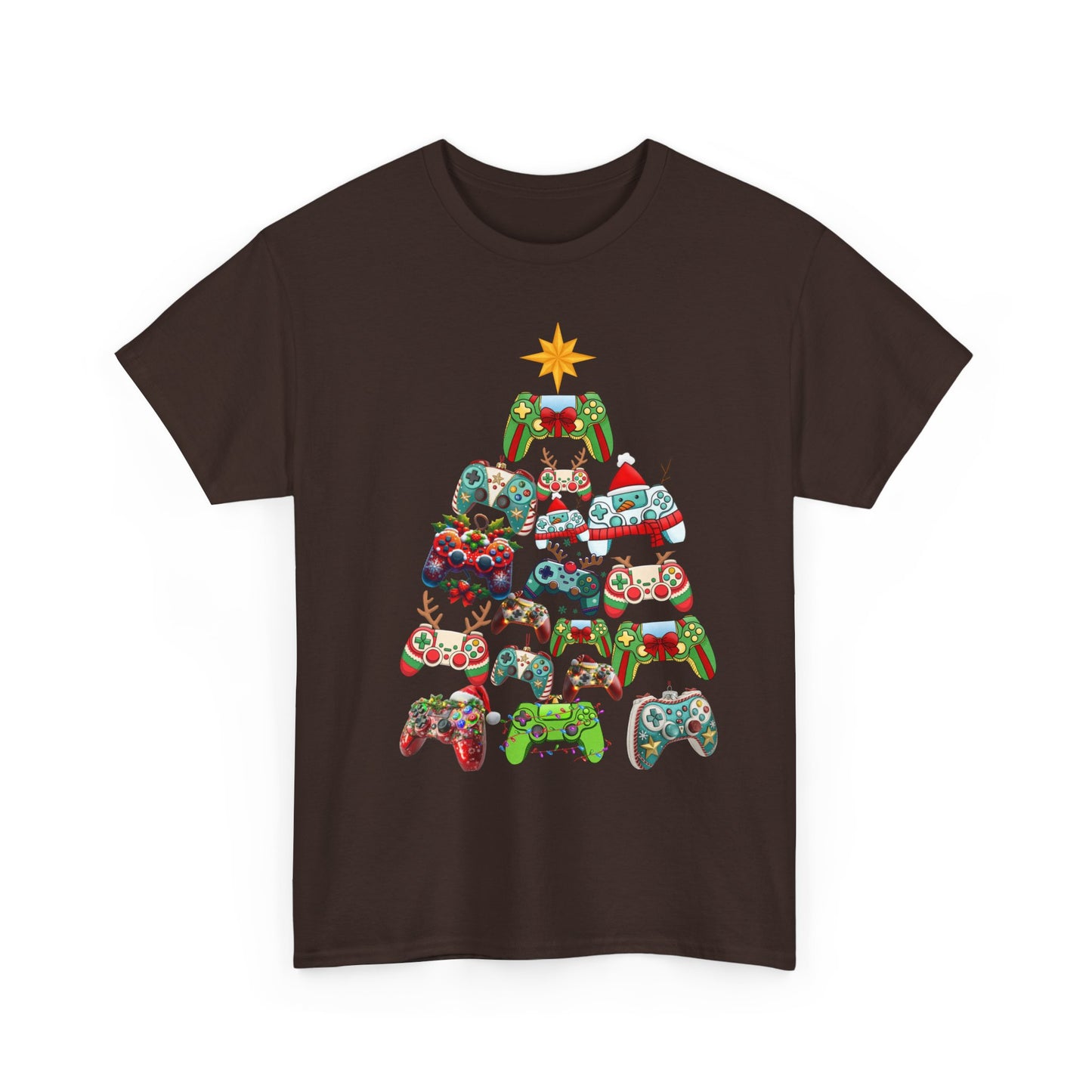 Gamer Remote Christmas Cotton Unisex T-shirt