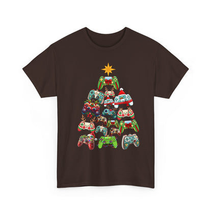 Gamer Remote Christmas Cotton Unisex T-shirt