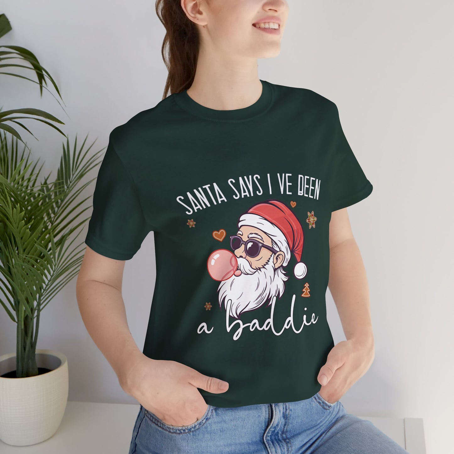 Santa Says I’ve Been a Baddie Christmas Premium Unisex T-shirt