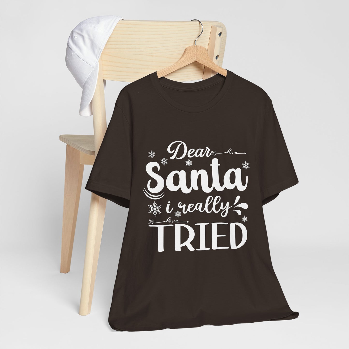 Dear Santa I really tried Christmas Premium Unisex T-shirt