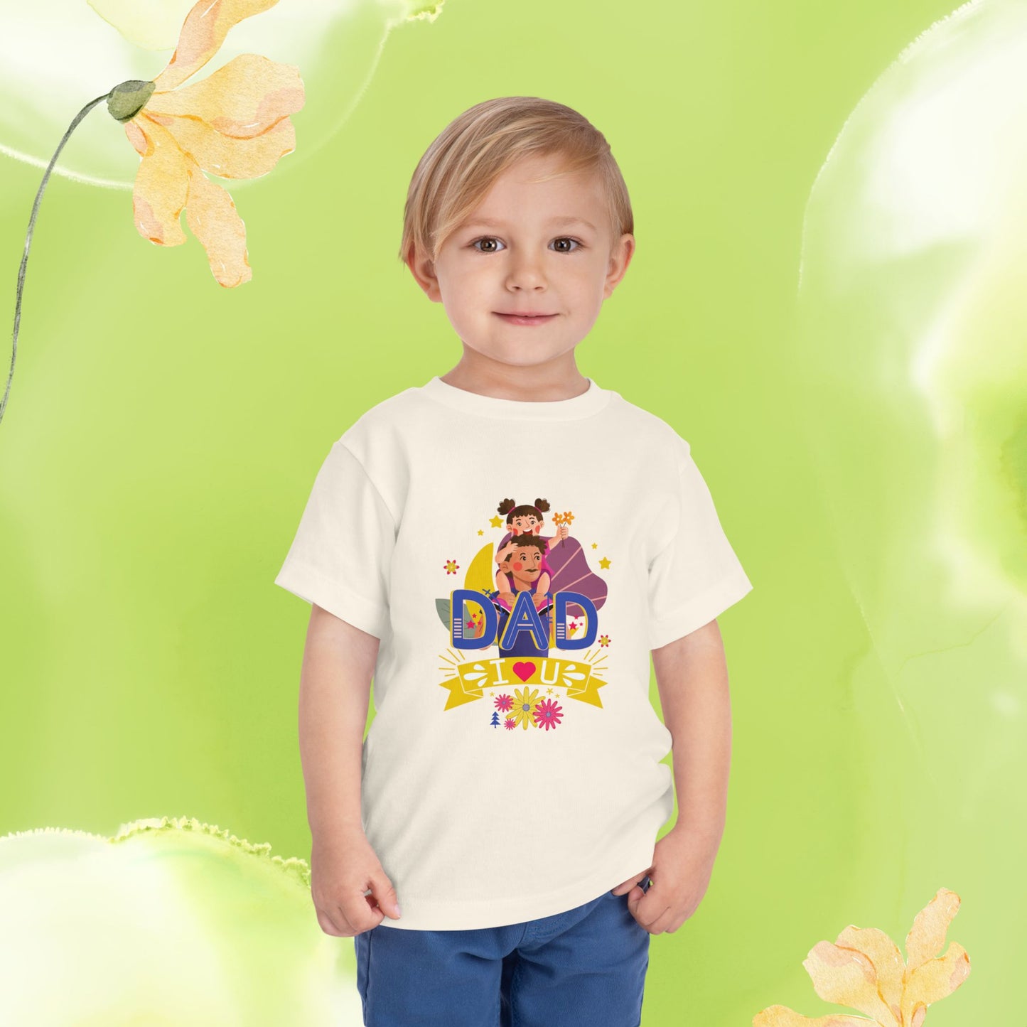 Dad love Toddler Short Sleeve Tee
