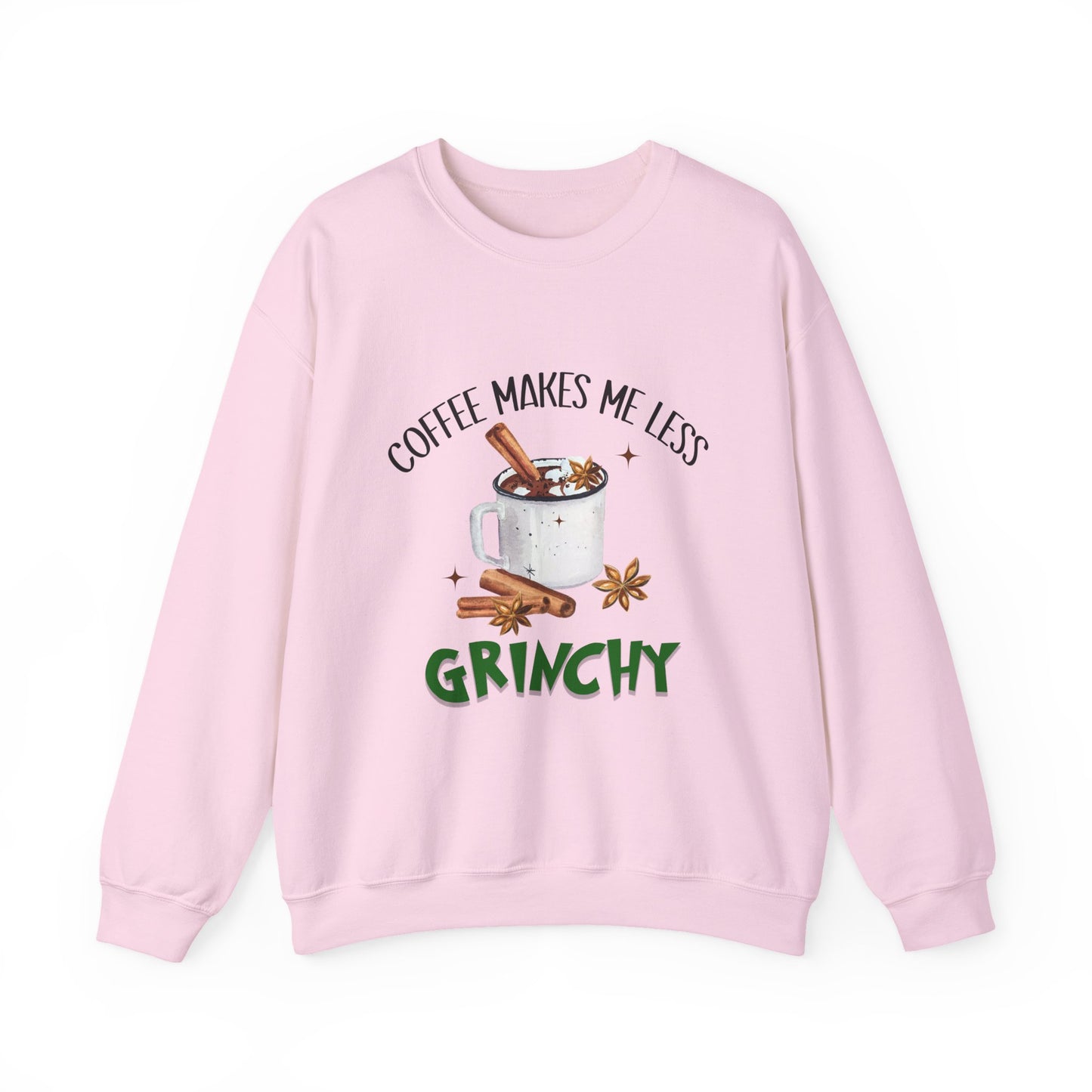 Coffee Makes Me Less Grinchy Sweatshirt Unisex Sweatshirt