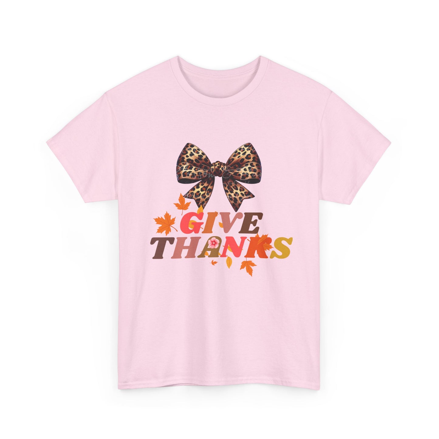 Give Thanks cotton unisex T-Shirt