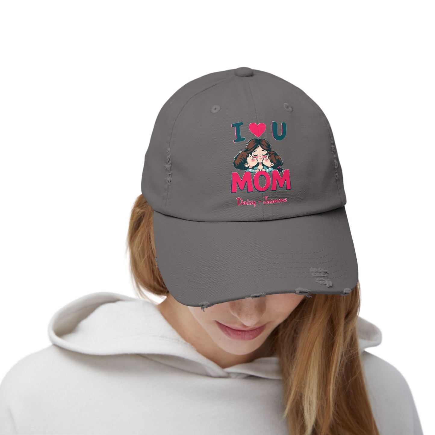 I love  MOM Distressed Cap