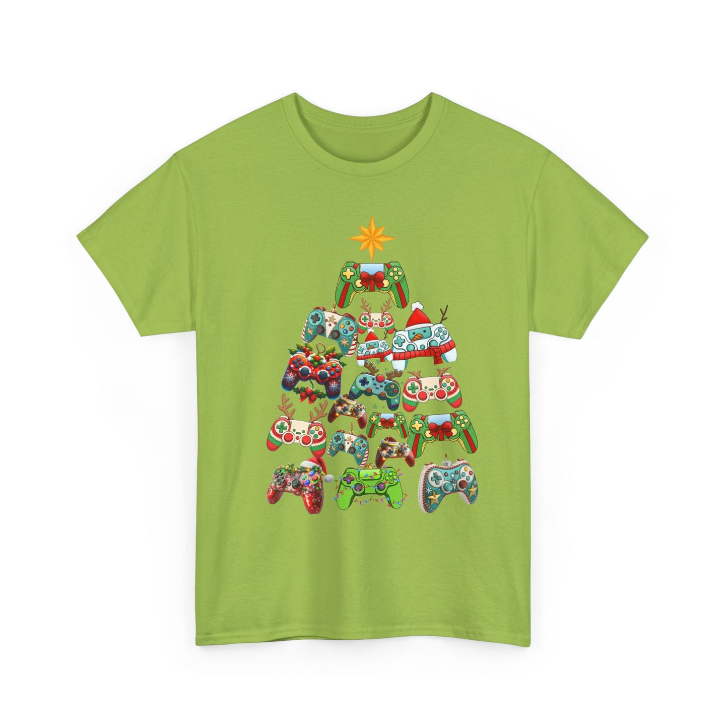 Gamer Remote Christmas Cotton Unisex T-shirt