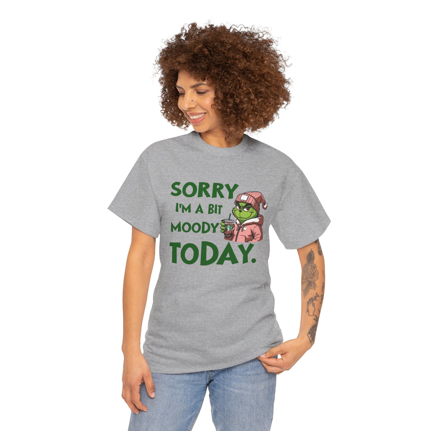 Sorry I'm A Bit Moody Today Cotton Unisex T-shirt
