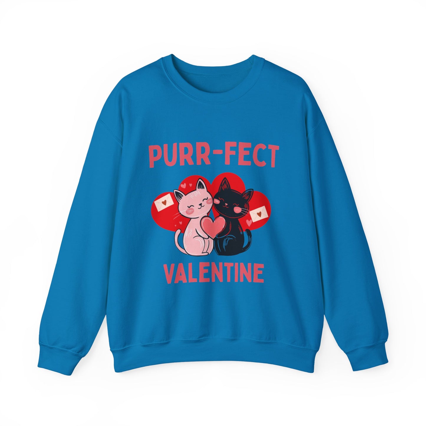 Valentine Cat UNISEX SWEATSHIRT