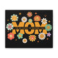 Flower Power Mom Canvas Art
