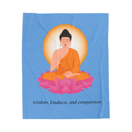 Wisdom kindness Plush Blanket