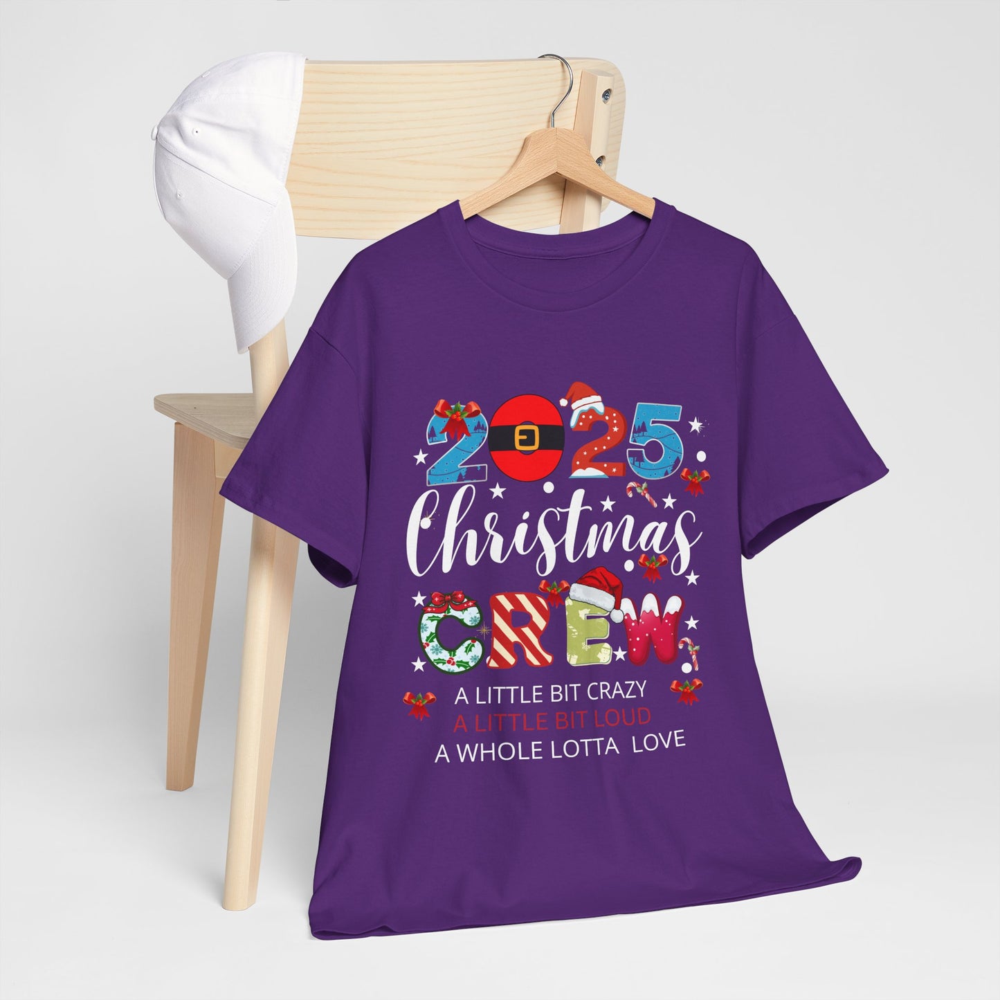 2025 Christmas Crew Cotton Unisex T-shirt