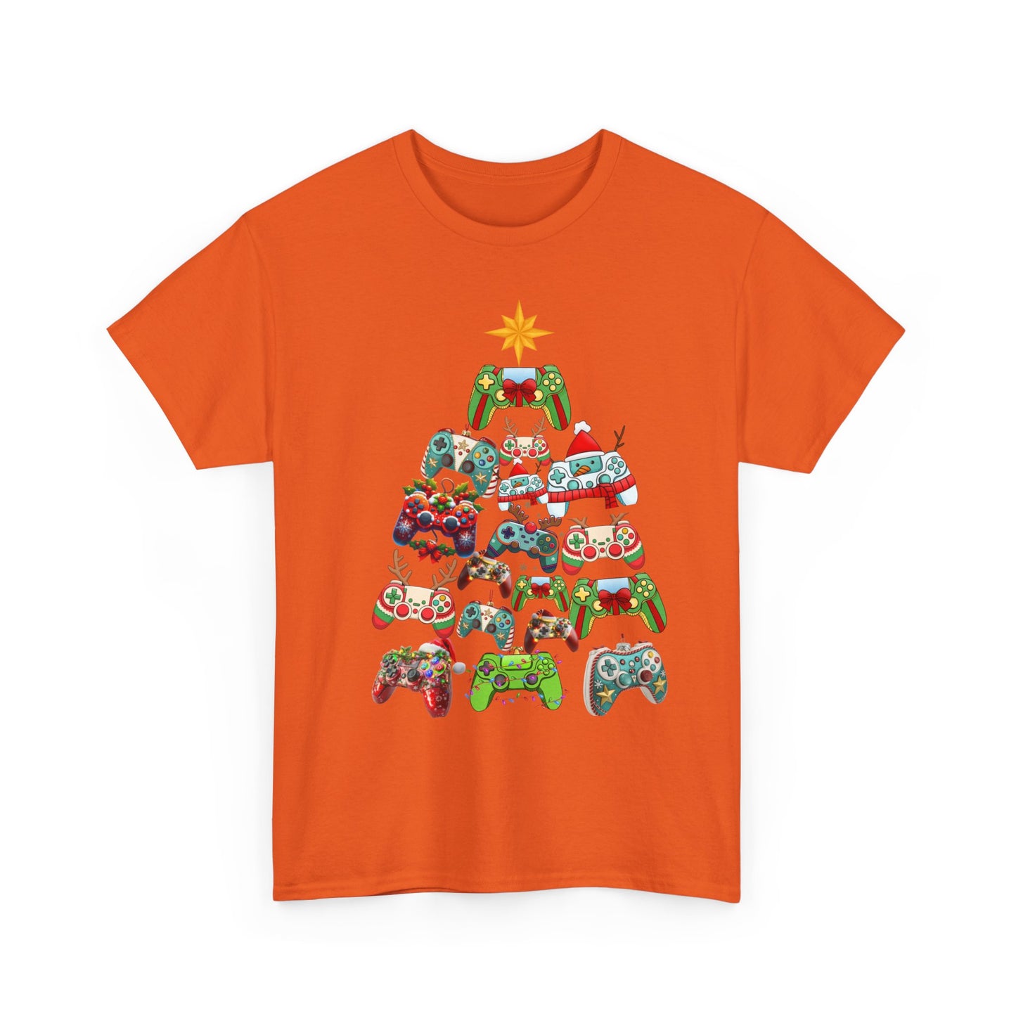 Gamer Remote Christmas Cotton Unisex T-shirt